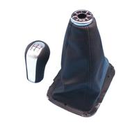 FGKDLDZCZM Pommeau de Vitesse Couvercle de levier de vitesse 5 vitesses Argent POMMEAU DE LEVIER DE VITESSES Cadre de coffre pour TOYOTA AVENSIS T25 MK2 II 2003-2009