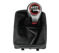 FGKDLDZCZM Pommeau de Vitesse Pommeau de levier de vitesse 5/6 vitesses pour VW pour Polo 9N 9N2 2002 2003 2004 2005 2006 2007 2008 2009(6 Speed B0270)