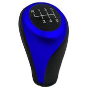 FGKDLDZCZM Pommeau de Vitesse Pommeau de levier vitesse pour BMW Série 1 3 4 F30 F31 F34 F35 F32 F33 F36 F20 F21 F80 F87 F82 F83 pour M2 pour M4(6 speed blue)