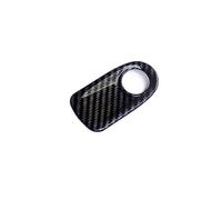FGKDLDZCZM Revêtement panneau intérieur poignée porte Autocollant décoratif pour poignée de boîte à gants de voiture, blanc, Pour Smart 453, Pour Fortwo et Pour Forfour( Carbon Style)