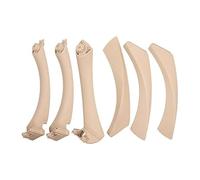 FGKDLDZCZM Revêtement panneau intérieur poignée porte Garniture De Poignée Intérieure De Porte De Voiture Beige/noir, Gauche/droite, Pour BMW Série 3 (E90, E91, 316, 318, 320, 325, 328) - Noir