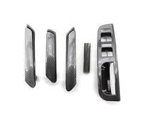 FGKDLDZCZM Revêtement panneau intérieur poignée porte Intérieure Voiture Cadre Commutateur Vitre Porte Conducteur + Poignées Porte Pour Vw Pour Passat B5 1998-2005 4 Portes LHD Avec Bandes Texturées