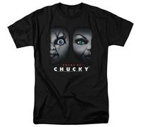 Fgm Bride of Chucky Men's Fashion Graphic Tee T-Shirt Black S