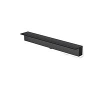 FGNIWAAE Déversoir de Cascade en Acier Inoxydable de 24 Pouces, 1 pièce, for étangs Koi et fontaines de Jardin, for espaces extérieurs(Black,68in)