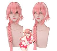 FGO Astolfo Anime perruques destin apocrypha Cosplay perruque rose longue queue de cheval cheveux synthétiques Halloween fête Costume perruque + casquette de perruque