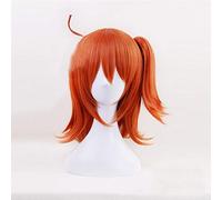 FGO destin Grand ordre Fujimaru Ritsuka Cosplay perruques Orange résistant à la chaleur synthétique cheveux fête perruque avec queue de cheval A-121