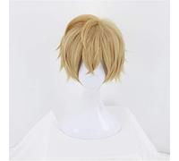 FGO destin Grand ordre Gawain chevaliers de la Table ronde Cosplay perruque court lin cheveux synthétiques Anime Costume jeu de rôle perruques KUMZ9379