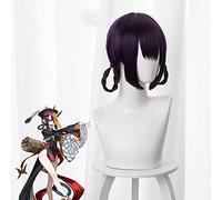 FGO destin Grand ordre Shuten Douji Zombie courte tresse violette résistant à la chaleur cheveux synthétiques Cosplay fête d'halloween + casquette de perruque gratuite