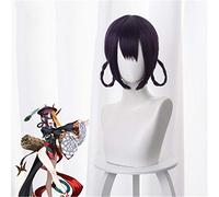 FGO destin Grand ordre Shuten-douji Zombie perruques Cheongsam tresses Cosplay perruque violet cheveux synthétiques pour adulte Halloween jeu de rôle