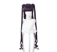 FGO Fate Grand Order The Imperial Concubine Yang Cosplay Long Deep Purple Deep Resistant Synthetic Hair + Wig Cap Halloween