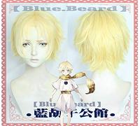 FGO Voyager destin/Grand ordre Cosplay perruque courte jaune résistant à la chaleur cheveux synthétiques le petit Prince perruques + casquette de perruque gratuite