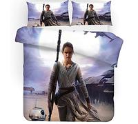 Fgolphd - Star Wars - Parure de lit - Avec taie d'oreiller - Motif réversible - 100 % microfibre - Impression numérique 3D - Housse de couette - Pour enfants et adultes (135 x 200 cm, 4)