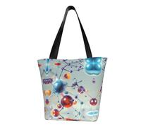 FGPkjh Science Chimie Illustration 3D Sac à bandoulière léger pour sorties d'été Sac fourre-tout Voyage Randonnée Travail Utilisation décontractée