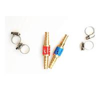 FGRDMUKP Clapet Anti-Retour oxygène acétylène Pare-Retour clapet Anti-Retour Flamme Buster for réducteur de Pression régulateur gaz Torche de Coupe for Tuyau(OD 10mm)