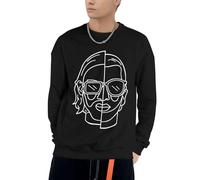 FGRID PNL-Le Monde Chico Rap Sweatshirt de créateur pour Hommes, à Manches Longues, avec Motifs Graphiques, Hauts à la Mode L