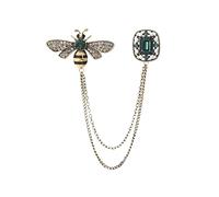 FGSHDBCU Broche de Costume pour Manteau, Accessoires, Broche Fixe, Petite Abeille Mignonne et intéressante, Bijoux pour Femmes