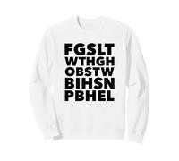 FGSLTWTHGHOB John 3:16 Car Dieu a Tant aimé Le Monde Sweatshirt