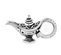 FGT Breloque lampe magique pour bracelets, colliers, pendentifs Power Wish Hope Genie Aladdin - Cadeau pour femme, fille, famille, anniversaire, Noël, Zircone cubique, Pas de gemme