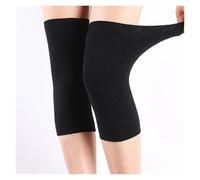 FGUJSUR 1 Pair Winter Warm Knee Pads Leg Support For Universal Holding the Heat Soft and Comfortable(Black)