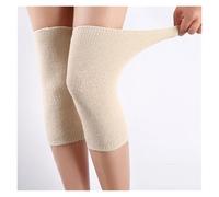 FGUJSUR 1 Pair Winter Warm Knee Pads Leg Support For Universal Holding the Heat Soft and Comfortable(Camel)
