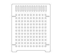 FGUJSUR Grand séparateur Transparent avec Ventouse for Aquarium, Accessoires for Lutter Contre l'éclosion des Poissons, Plaque d'isolation(40x30cm)