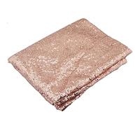 FGUJSUR Némée de mariée Banquet d'anniversaire Noël Nappe thé Maison doré Nappe(Rose Gold,Round 180cm)