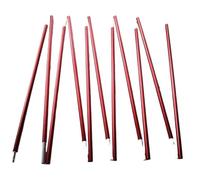 FGUJSUR Poteau de Tente en Alliage d'aluminium, 8.5mm x 3.6m, 4.05m .42m, équipement Camping Plein air Rouge, Tige for 2 à 6 Personnes, Accessoires, 1 pièce(9 Sections 2.95m)