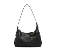 FGUJSUR Sac à main en daim marron for femme, style rétro, décontracté et polyvalent, sac bandoulière for dames, fourre-tout for les déplacements(Black Small)