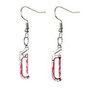 FGUUTYM Boucles d'oreilles en forme de ciseaux en forme de goutte pour femmes et filles Boucles d'oreilles en ciseaux imprimées de sang Lune d'Halloween, taille unique, Acier allié, Pas de gemme