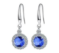 FGUUTYM Boucles d'oreilles pour femmes Crochets d'oreilles Quatre Zircon Boucles d'oreilles rondes pour femmes Boucles d'oreilles tête de mort, A, Métal, Pas de gemme