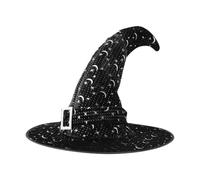 FGUUTYM Chapeau de sorcière d'Halloween pour adulte Nouveauté Cosplay Accessoires pour costume d'Halloween Décorations d'enterrement de vie de jeune fille Coquine (B, A)