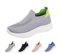 FGUUTYM Chaussures orthopédiques pour femme - En mousse à mémoire de forme - Respirantes - Chaussures de sport confortables pour l'extérieur - Chaussures d'été - Chaussures de sport - Chaussures de