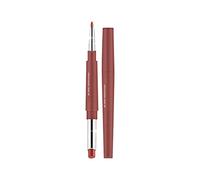 FGUUTYM Ensemble crayon à lèvres et rouge à lèvres châtaignier rouge foncé mat crayons rouge à lèvres 24 heures et crayon contour des lèvres kit de maquillage pour femmes noires paillettes (B, taille