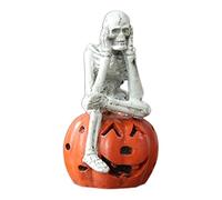 FGUUTYM & Ensemble de figurines en résine - Voir, entendre parler - Rien de mal à la maison - Décoration d'Halloween - Boîtes de rangement empilables (C, A)