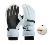 FGUUTYM Gants d'hiver pour enfants Gants de ski pour temps froid Sports de plein air Snowboard pour 6 à 12 ans Vieux garçons et filles Gants à doigts 98 (bleu, taille unique)