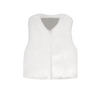 FGUUTYM Gilet en fourrure synthétique pour enfants filles - Gilet enfant gilet en fourrure chaud hiver gilet matelassé manteau en fausse fourrure sans manches veste d'hiver douce vêtement extérieur