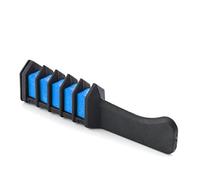 FGUUTYM Hair Salon Crayo avec peigne à la craie pour cheveux, poudre temporaire, mascara, soin des cheveux, craie (bleu, taille unique)