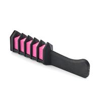 FGUUTYM Hair Salon Crayo avec peigne à la craie pour cheveux, poudre temporaire, mascara, soin des cheveux, craie (rose, taille unique)