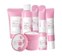 FGUUTYM Kit de soin du visage Hydrating & Hydrating 5/7/9 pièces Kit de soins de la peau 17 ml Beauty Roller bon marché (B, taille unique)