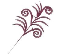 FGUUTYM Lot de 5 feuilles d'or de Noël Décorations Feuilles artificielles Fleurs artificielles Décoration de Noël Feuilles décoratives d'arbre de Noël Piquets d'arbre de Noël Guirlande Décoration de