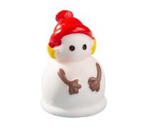 FGUUTYM Ornement miniature Adorable figurine de Père Noël et bonhomme de neige Décoration de Noël Artisanat miniature mignons pour les vacances Compartiments de rangement empilables larges (G, 3 x 2,1