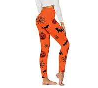 FGUUTYM Pantalon d'entraînement pour femme - Pour Halloween, yoga, course à pied, contrôle du jour - Pantalon d'entraînement Pilates amincissant - Pantalon de yoga pour femme de moins de 20 ans - Bas