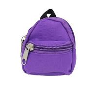 FGUUTYM Porte-monnaie Porte-clés Épaule Fermeture éclair Porte-monnaie Porte-clés Sac à dos Pendentif coréen européen Sac à dos Porte-clés Fauteuil suspendu Attache (Violet, A)