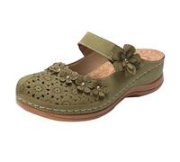 FGUUTYM Sabots et mules pour femme avec semelle intérieure en liège - Confortables - Fermés - Antidérapants - Chaussures de loisirs - Chaussures de marche - Chaussures de jardin - Pointure 35 à 43 EU