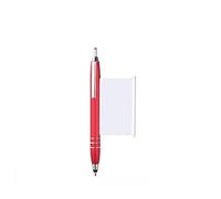 FGUUTYM Stylo-bille avec feuille de triche et feuille de triche - Pour l'école, le bureau, le magasin - 1 ml - Stylo à bille blanc étanche (rouge, taille unique)