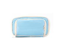 FGUUTYM Trousse à crayons de grande capacité - Trousse de papeterie japonaise pour filles - Double couleur - Multifonction - Pour collèges - Z3 bleu - Taille unique