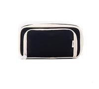 FGUUTYM Trousse à crayons de grande capacité - Trousse de papeterie japonaise pour filles et filles - Double couleur - Multifonction - Pour collèges - Z3-Black - Taille unique