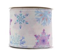FGUUTYM Visland Rubans de Noël Colorés Ruban de Vacances Décorations Rubans en Tissu Rustique Artisanat Ornements de Vacances 1 Rouleau/5 Yard Tentes d'événement 10 x 10 (F, A)