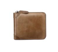 FGVGWRGV Porte-Monnaie for Hommes, Pince à Billets, Style Court, Fermeture éclair, Sac for Carte de permis de Conduire, Sac de ramassage de Vache, Portefeuille for Hommes