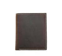 FGVGWRGV Portefeuille Vintage Fait à la Main for Hommes, Pince à Billets en Cuir de Vache à tête Courte, Portefeuille en Cuir véritable for Hommes